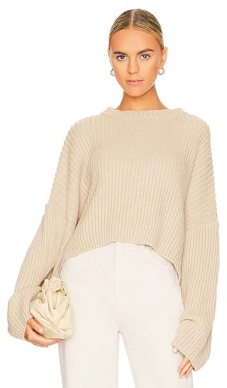 Telo Sweater in Oatmeal | Revolve Clothing (Global)