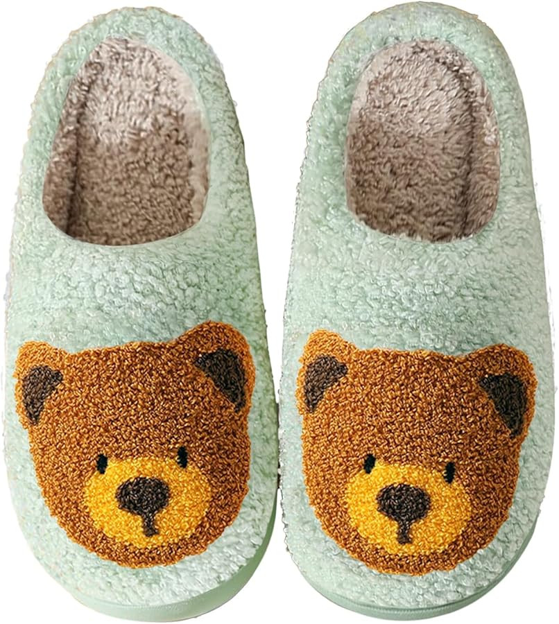 Christmas Slippers Reindeer Slippers for Women and Men Holiday Halloween Slippers Indoor Bedroom ... | Amazon (US)