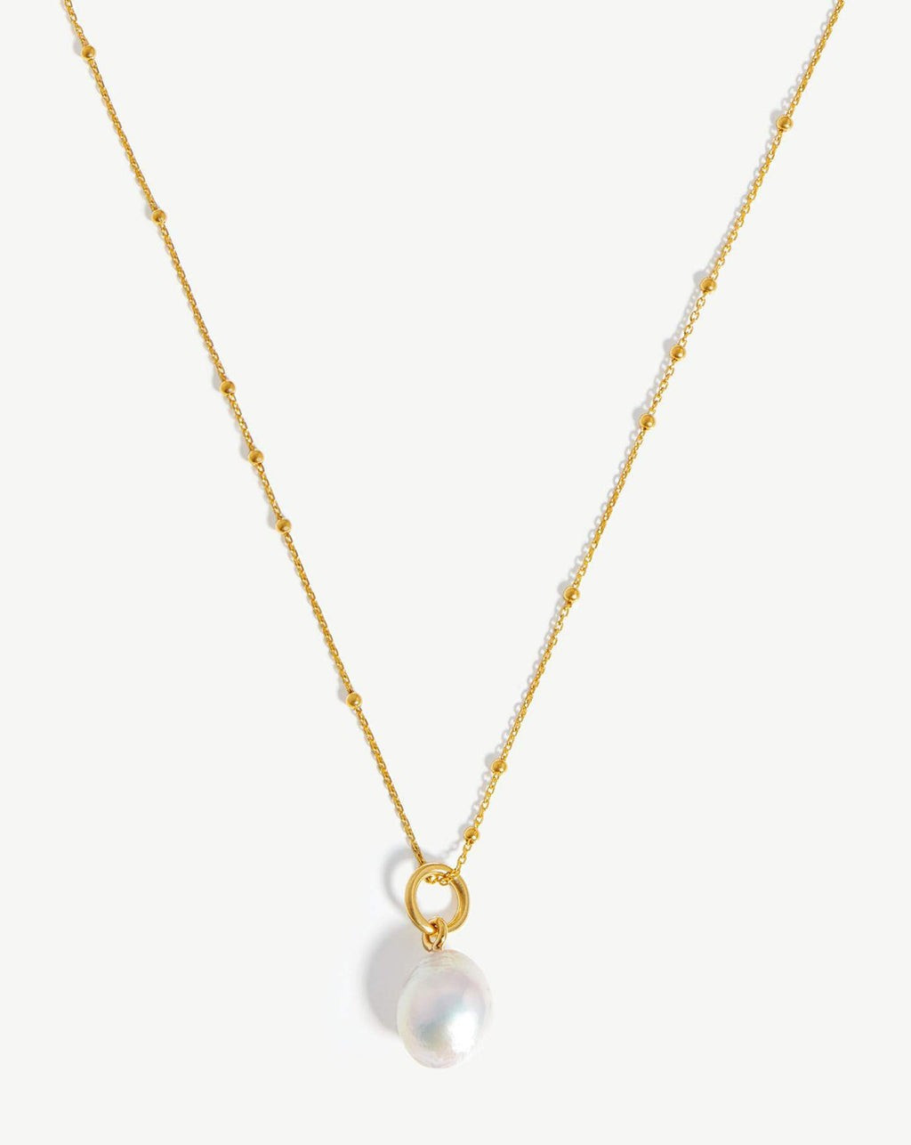 Baroque Pearl Chain Necklace | Missoma