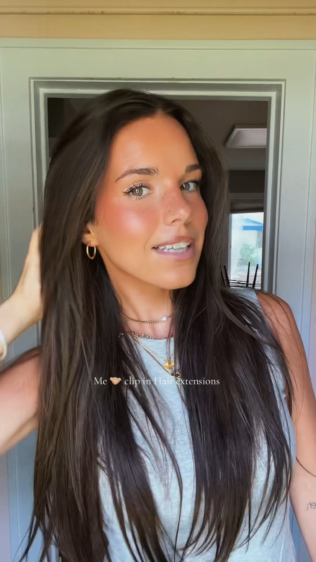 Color: light dark brown
Size: 20 inch 50 gram 9 clip set