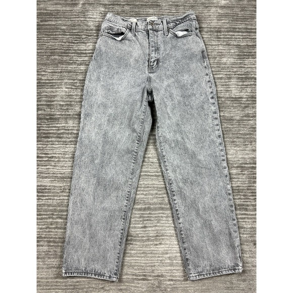 Universal Thread Jeans Womens 6/28 Gray Vintage Straight Cotton Blend Casual | Poshmark