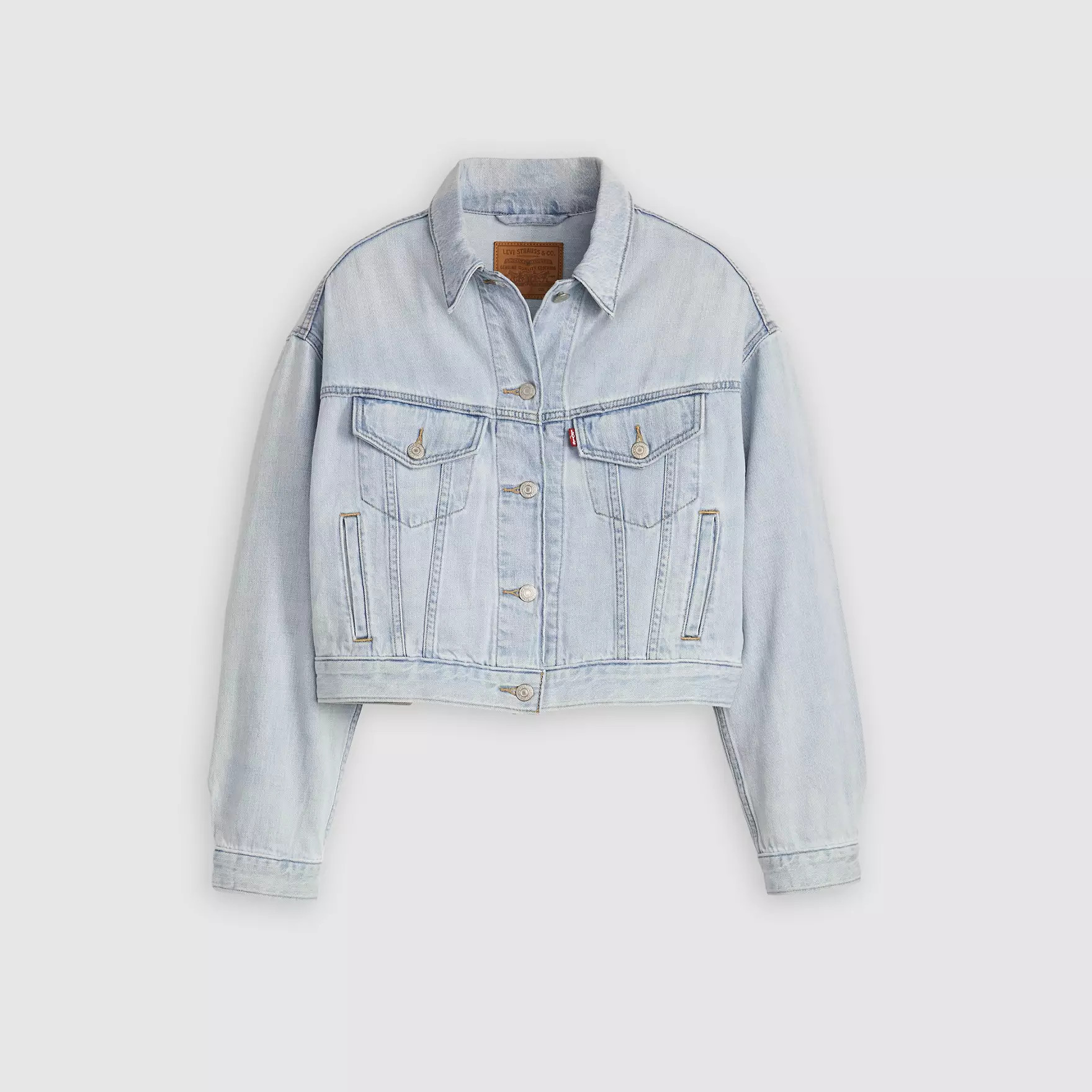 Shrunken '90s Linen+ Denim Lightweight Trucker Jacket | Levi's US
