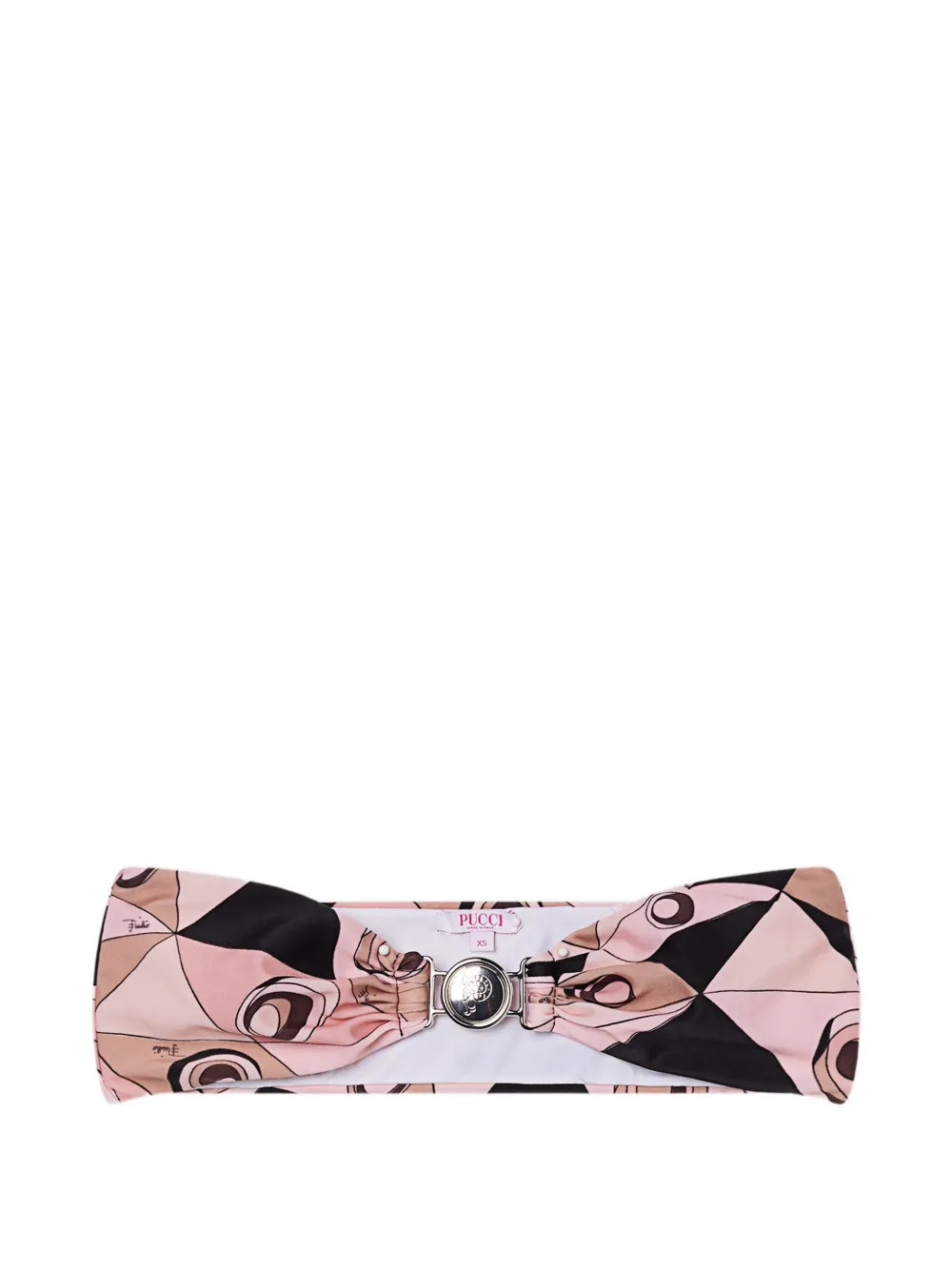 PUCCI Occhi-print bikini top - Pink | Farfetch Global