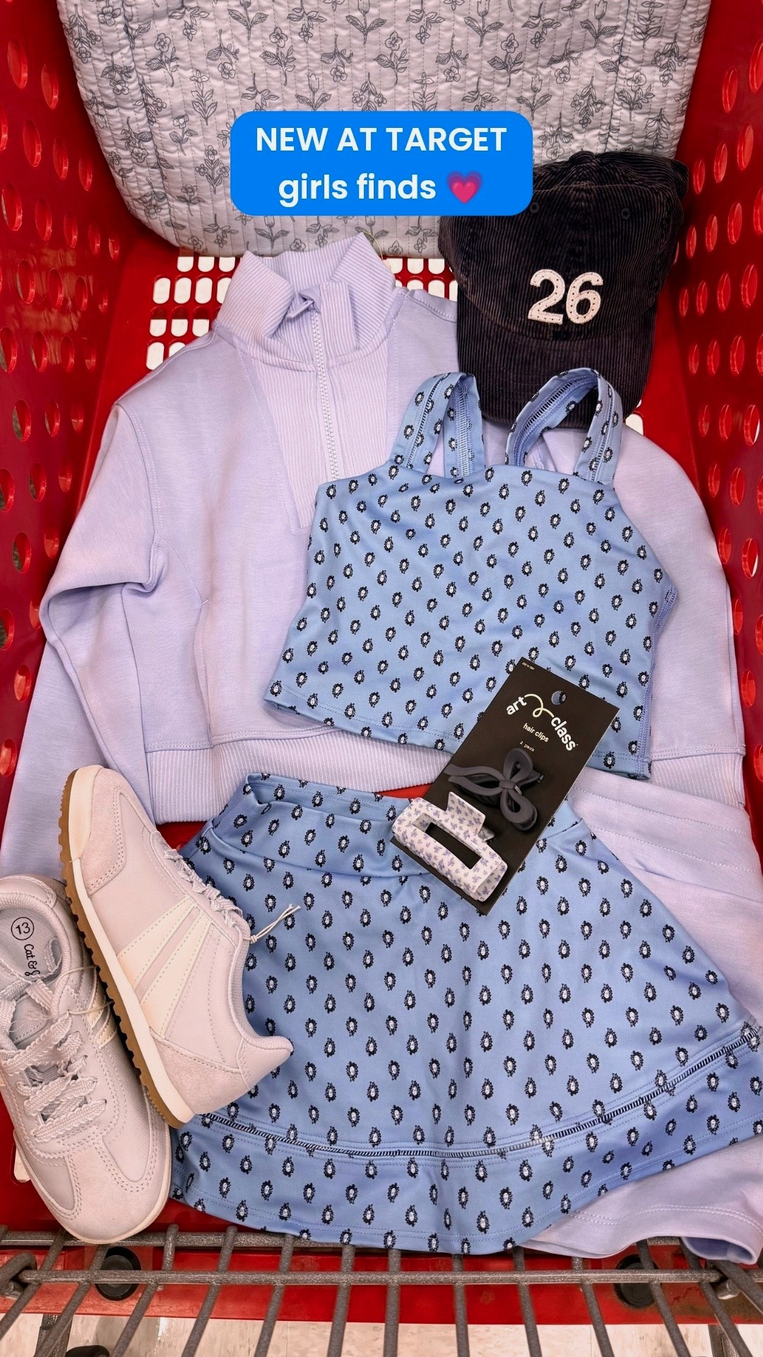 How expensive does this set look?! 💙 This preppy athleisure outfit is one of my favorite finds from the new Target drop. I linked the entire look below.

#LTKootd #LTKmomlife #LTKKids