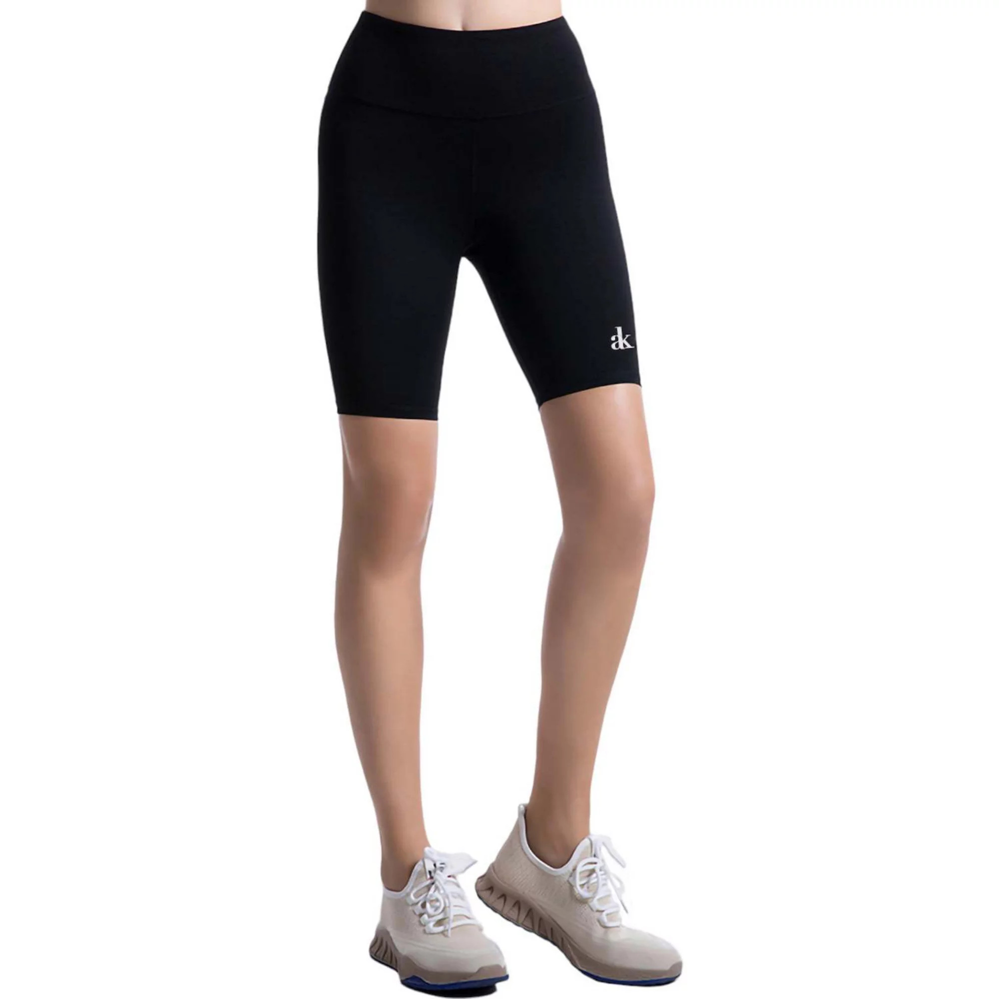 Women's High Elastic Waist 10/11 Compression Yoga Shorts | Kohl's