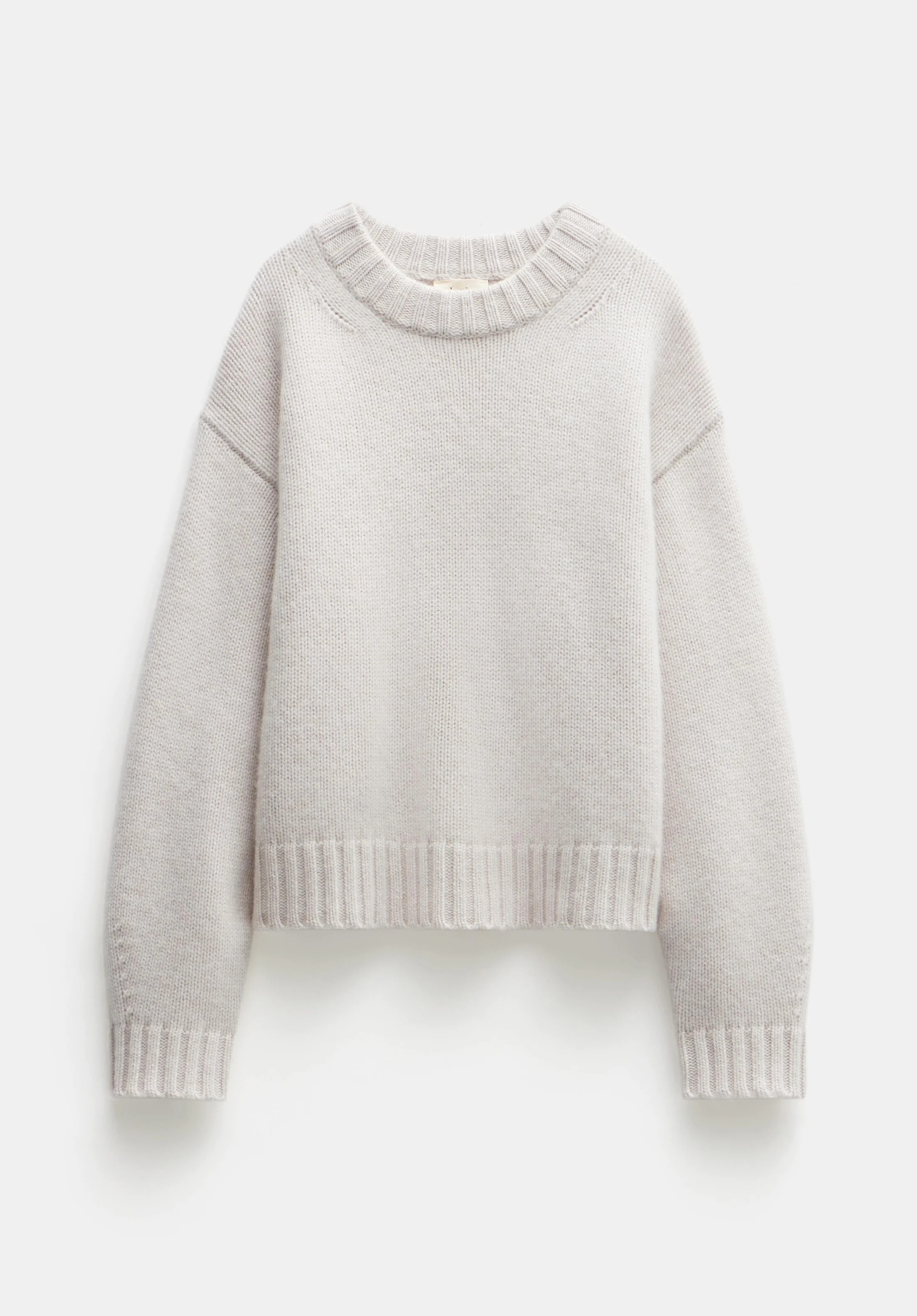 Cora Chunky Cashmere Crew Jumper | Hush UK