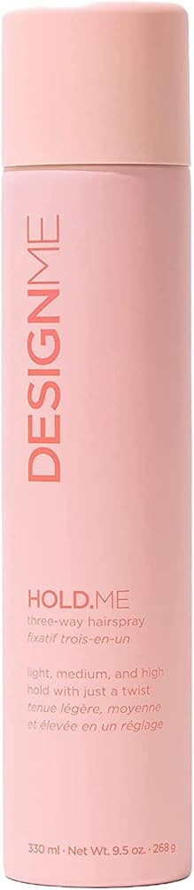 Design.ME Hold.ME Three-Way Hairspray | Flexible Hold Hairspray, 9.5 Oz | Amazon (US)