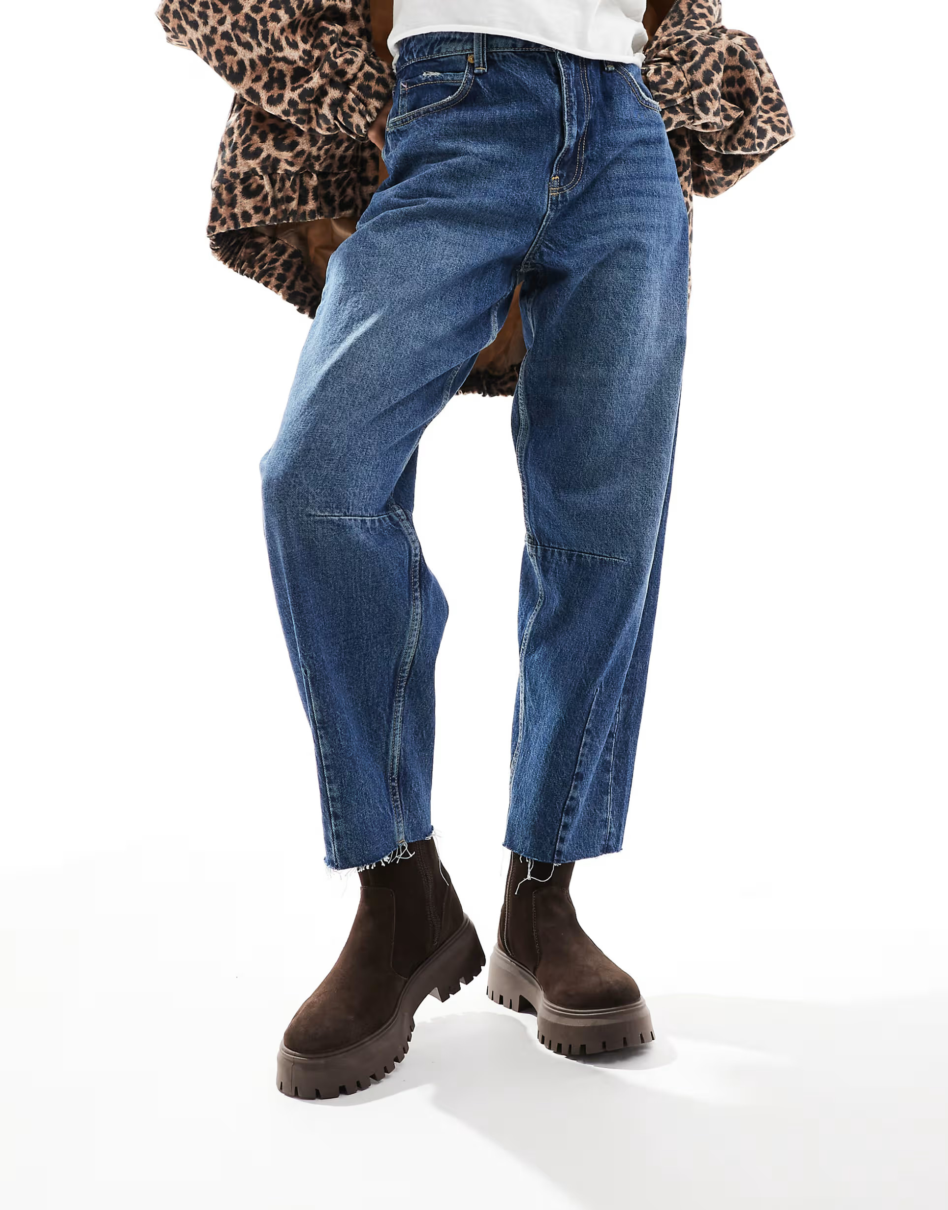 ASOS DESIGN Antigua suede chelsea sock boots in brown | ASOS (Global)