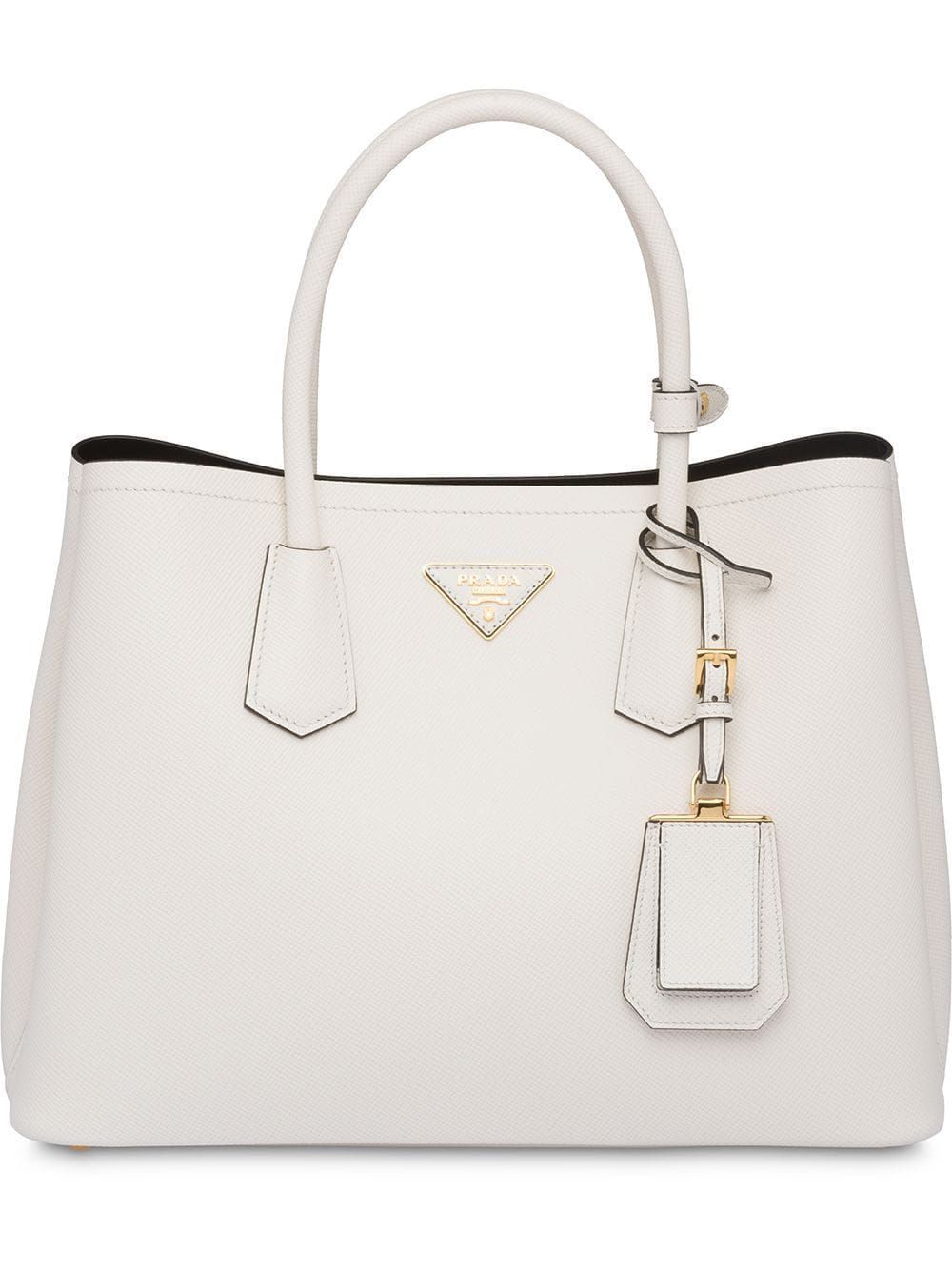 Prada double medium tote | Farfetch (US)