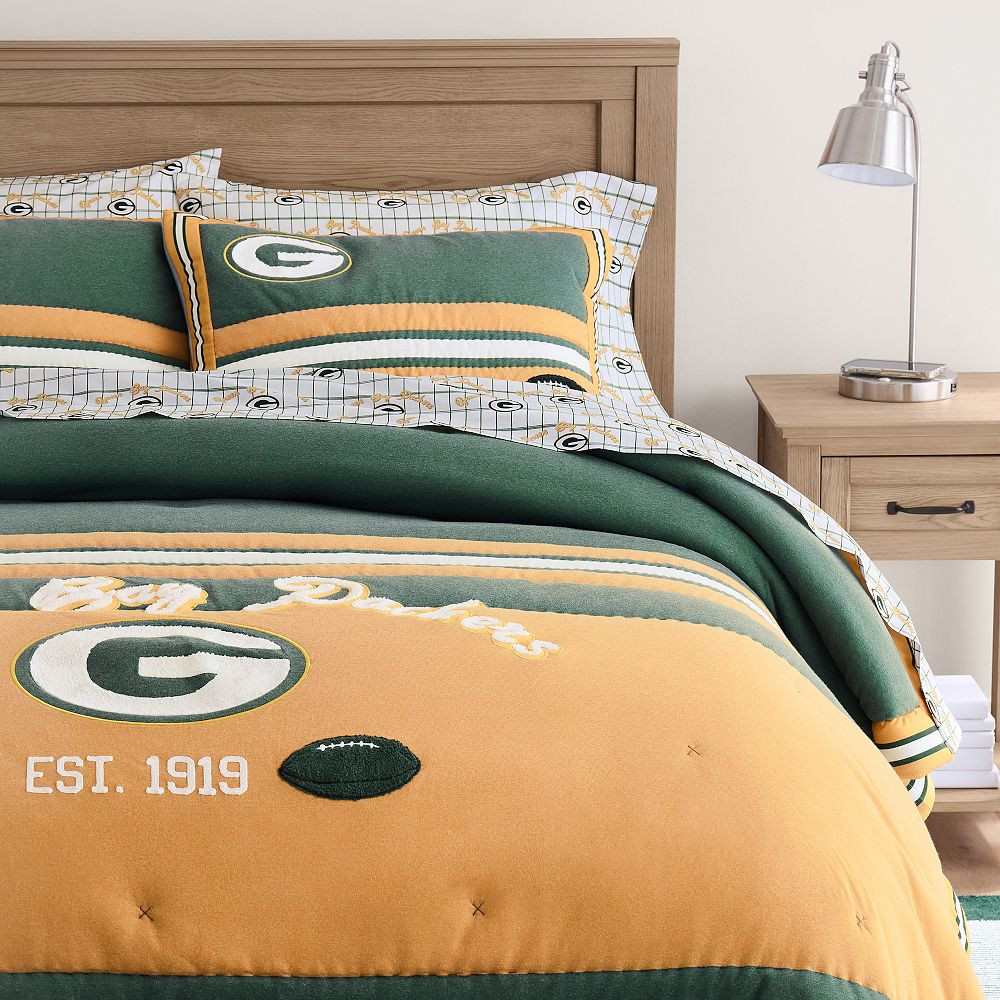 NFL Green Bay Packers  Quilt | Pottery Barn Teen
