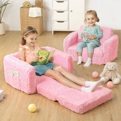 Kids Couch, Kids Sleeper Chairs for Toddler, Kids Folding Sofa | Wayfair Professional