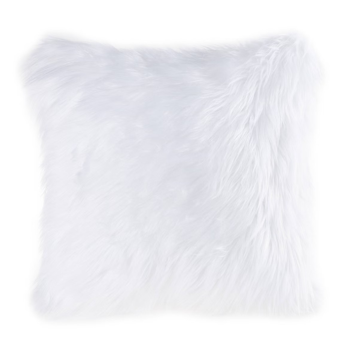 18"x18" Himalayan Faux Fur Square Throw Pillow - Hastings Home | Target