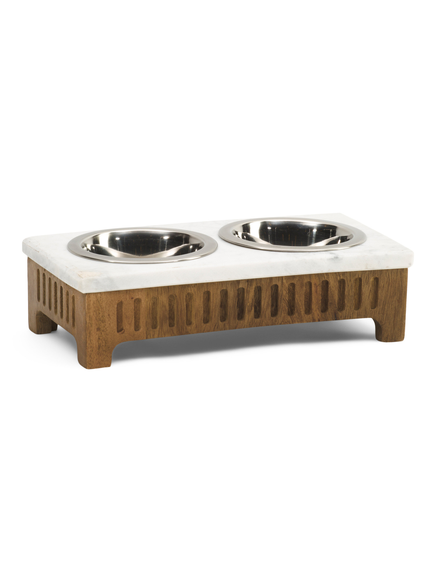 3pc Marble Pet Bowls And Stand Set | Home | Marshalls | Marshalls