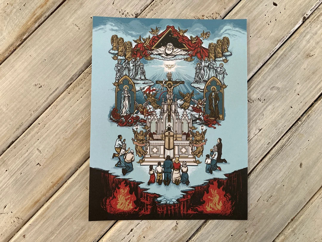 The Glory of the Mass 8.5" x 11" Large Print | Etsy (US)
