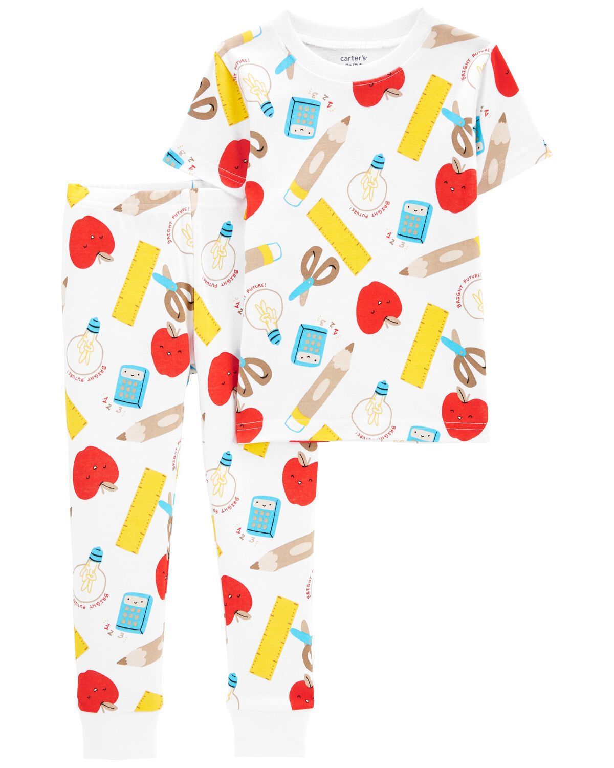 Multi Baby 2-Piece Back To School 100% Snug Fit Cotton Pajamas | carters.com | Carter's