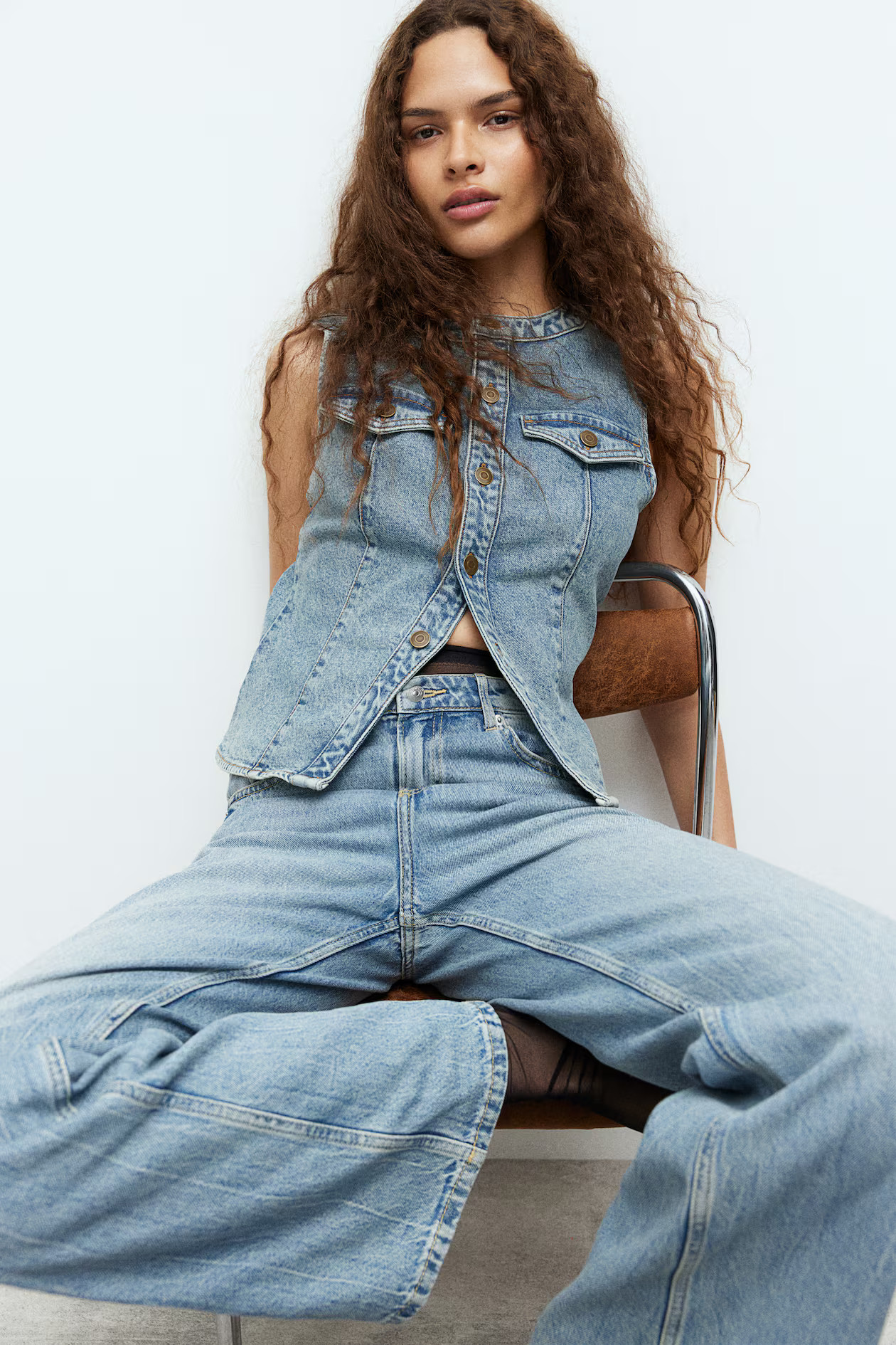 Bleecker High Rise Wide Leg Jeans | H&M (US + CA)