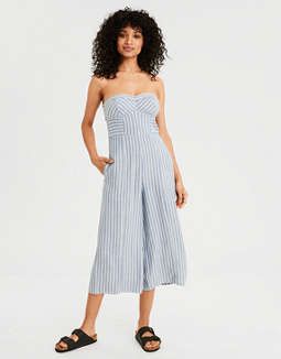 AE Striped Corset Jumpsuit | American Eagle Outfitters (US & CA)