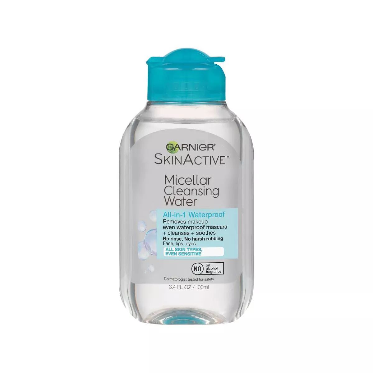 Unscented Garnier Skin Active Micellar Cleansing Water - For Waterproof Makeup - 3.4 fl oz | Target