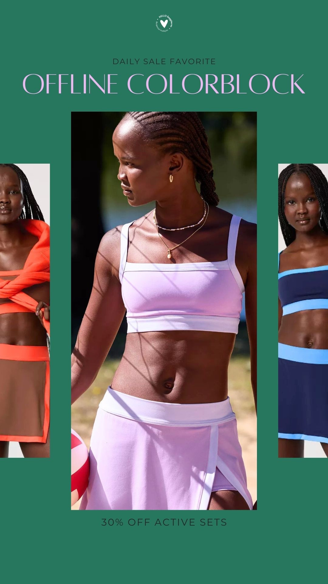 daily sale fav | offline colorblock set 

#LTKSaleAlert #LTKActive