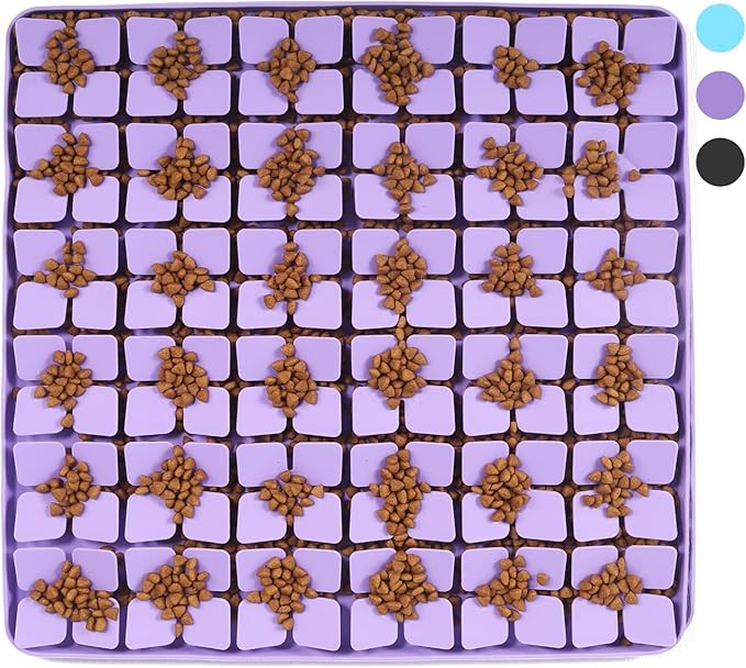 VOOWO Snuffle Mat for Large Dogs, Silicone Large Snuffle Mat Lick Mat for Dogs, Slow Feeder Dog B... | Amazon (US)