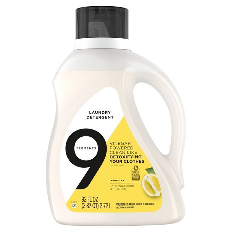 9 Elements Lemon Scent Liquid Laundry Detergent - 92 fl oz | Target