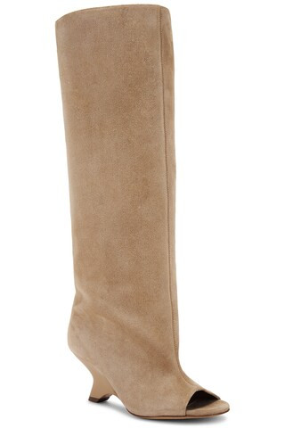 GIA BORGHINI Ninette Suede Boot in Sand from Revolve.com | Revolve Clothing (Global)