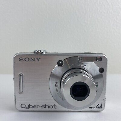 Sony Cybershot DSC-W70 7.2 MP Compact Digital Camera W/ Battery Tested Works | eBay US