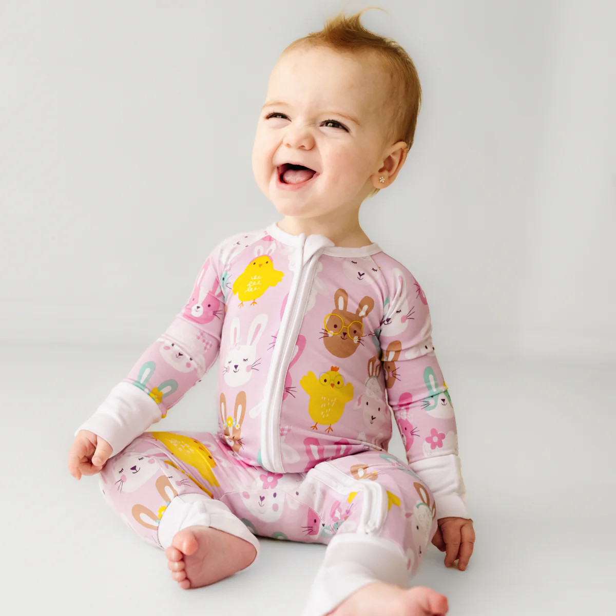 Pink Pastel Parade Zippy | Little Sleepies