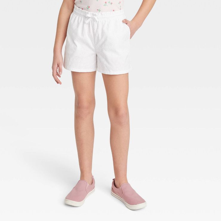 Girls' Eyelet Shorts - Cat & Jack™ | Target