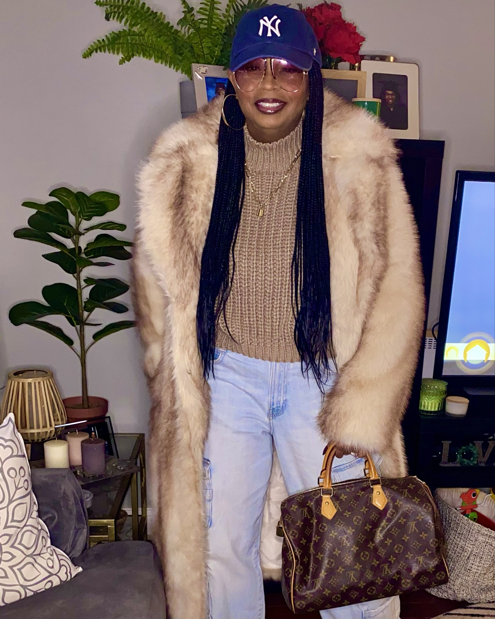 Faux Fur for the elevation!  