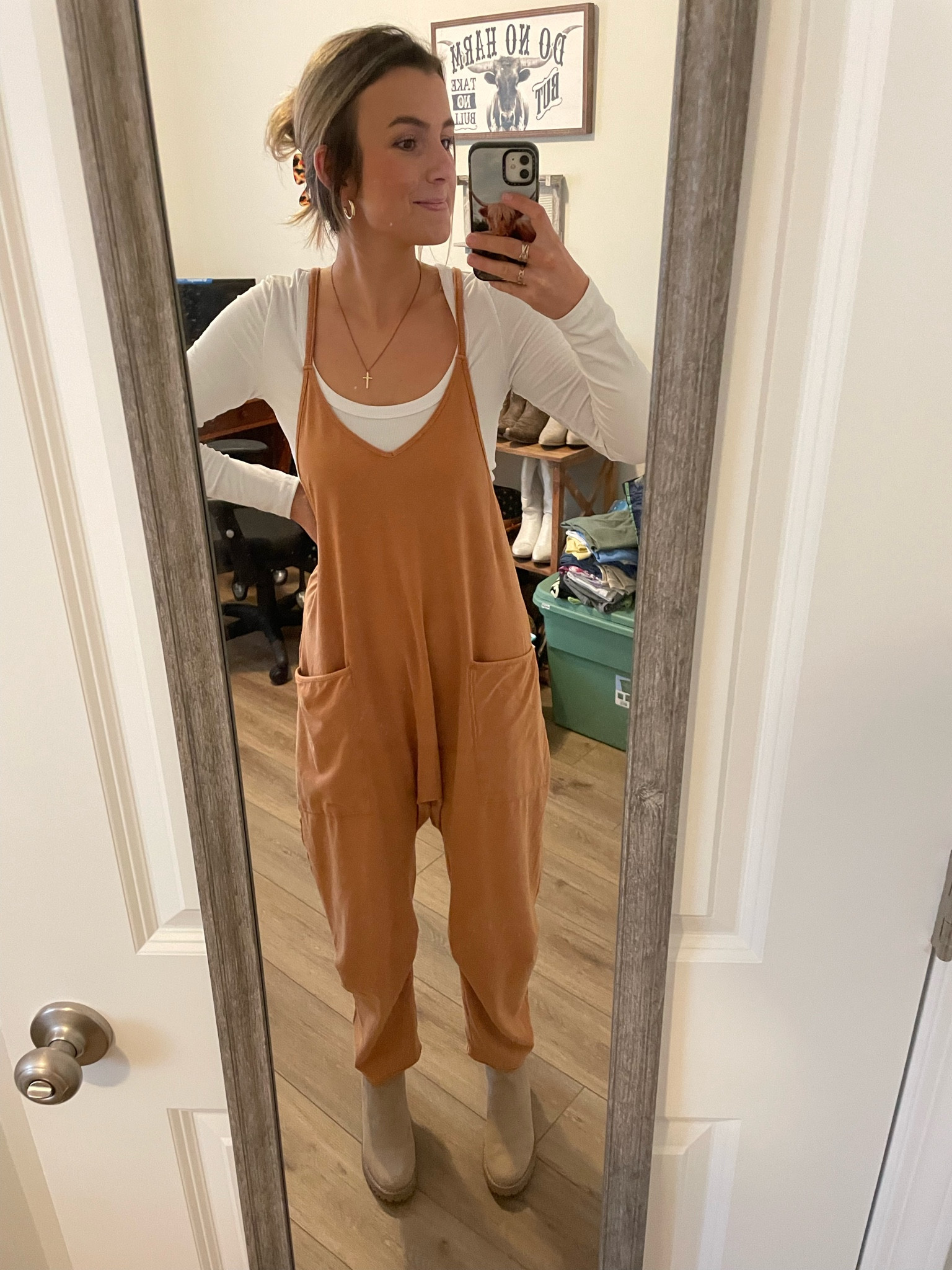 What winter outfits look like in the south 😅
Free people rotates available colors for this jumpsuit so my exact color isn’t linked but they currently have 18 other options!!

#LTKHoliday #LTKfindsunder50 #LTKSeasonal