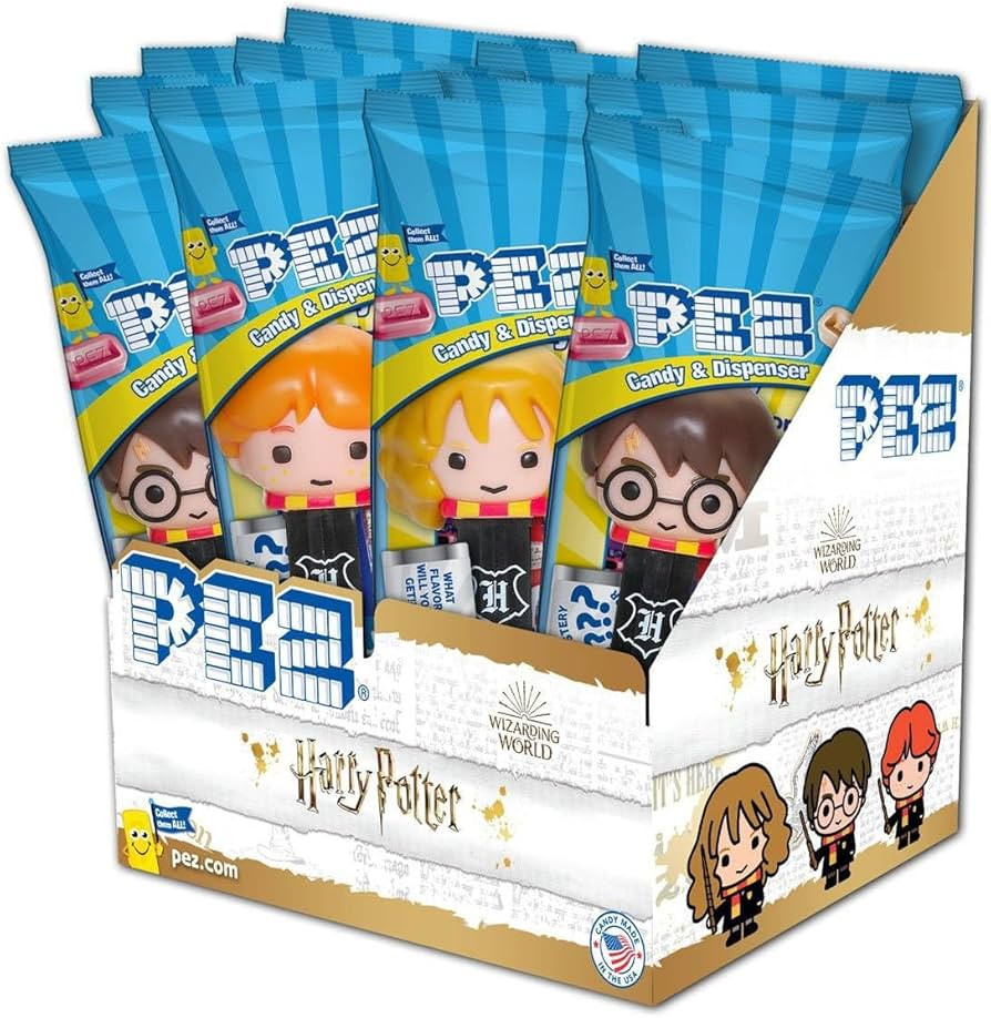 Harry Potter PEZ Assorted Candy Dispensers & Refills (12 pack) | Amazon (US)