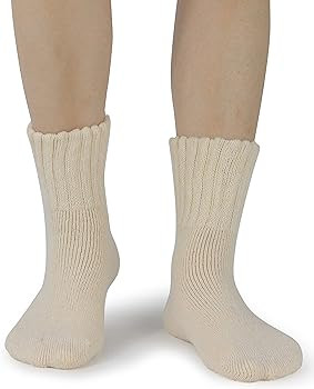 BenSorts Women's Winter Boots Socks Thick Warm Cozy Crew Socks Solid Color Gifts | Amazon (US)