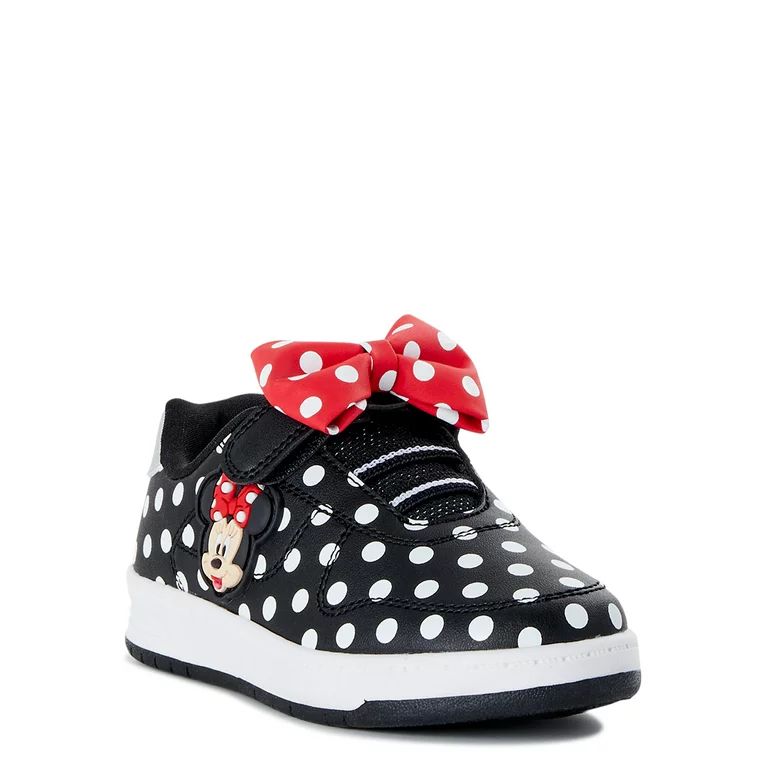 Minnie Mouse Toddler Girls Court Sneakers, Sizes 7-12 | Walmart (US)