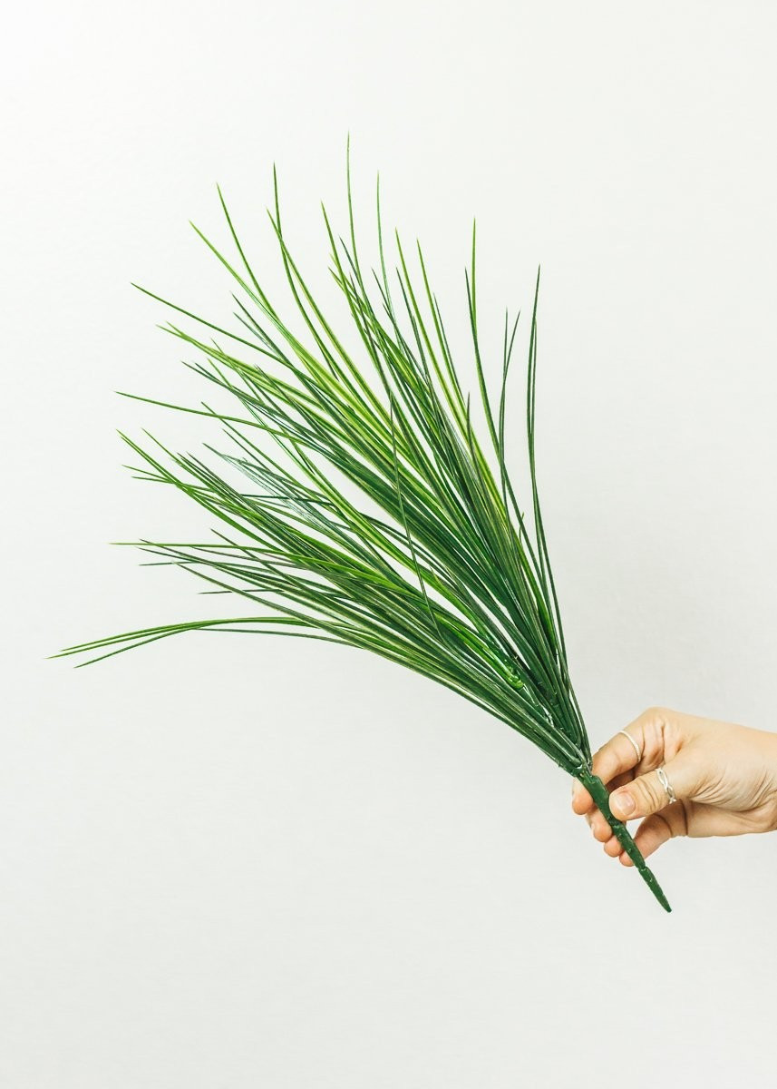 Weather Resistant Artificial Grass Bush - 21" Tall | Afloral (US)