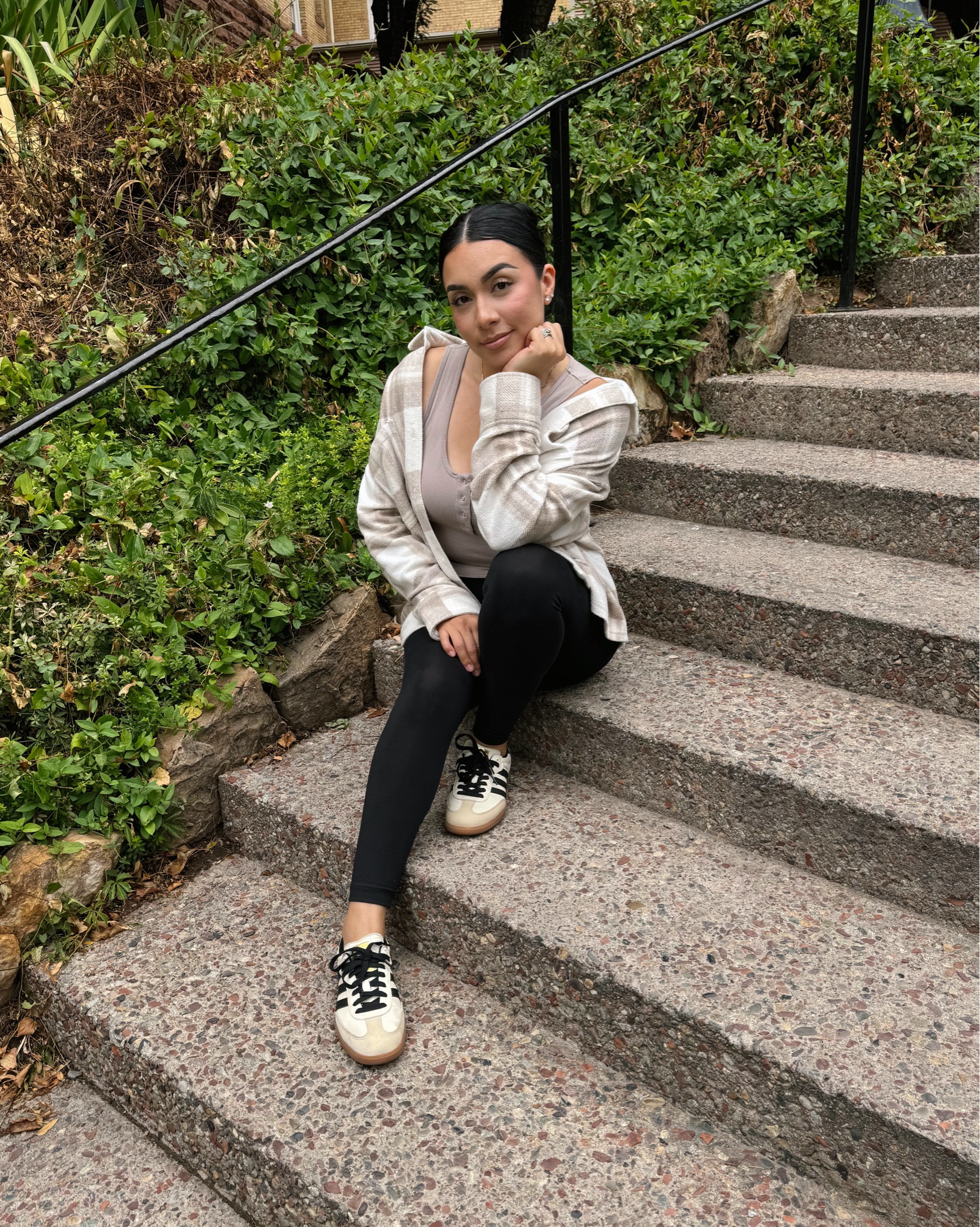 This outfit is so comfortable & was perfect for this gloomy/chilly weather. Everything is TTS but the sambas run a little big. I sized a half size down. 

#LTKSeasonal #LTKStyleTip #LTKU