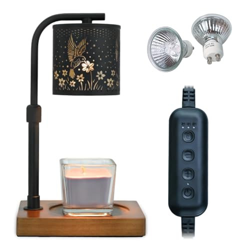 Candle Warmer Lamp Timer - Hummingbird Electric Candle Lamp Warmer, Birthday Gifts for Women, Mothers Day Gifts for Mom, House Warming Gifts New Home, Candle Warmer for Jar Candles with 2 Bulb | Amazon (US)