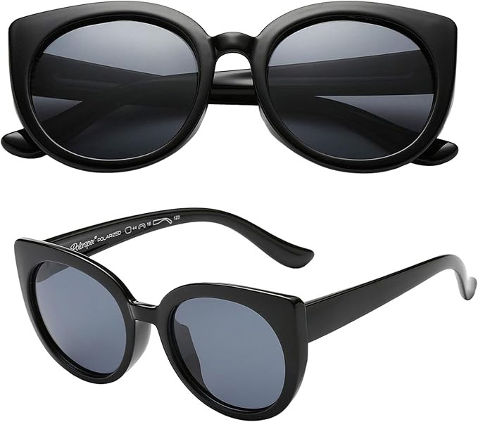 PolarSpex Toddler Sunglasses – Polarized UV Protection Cat Eye Sunglasses with Unbreakable Fram... | Amazon (US)