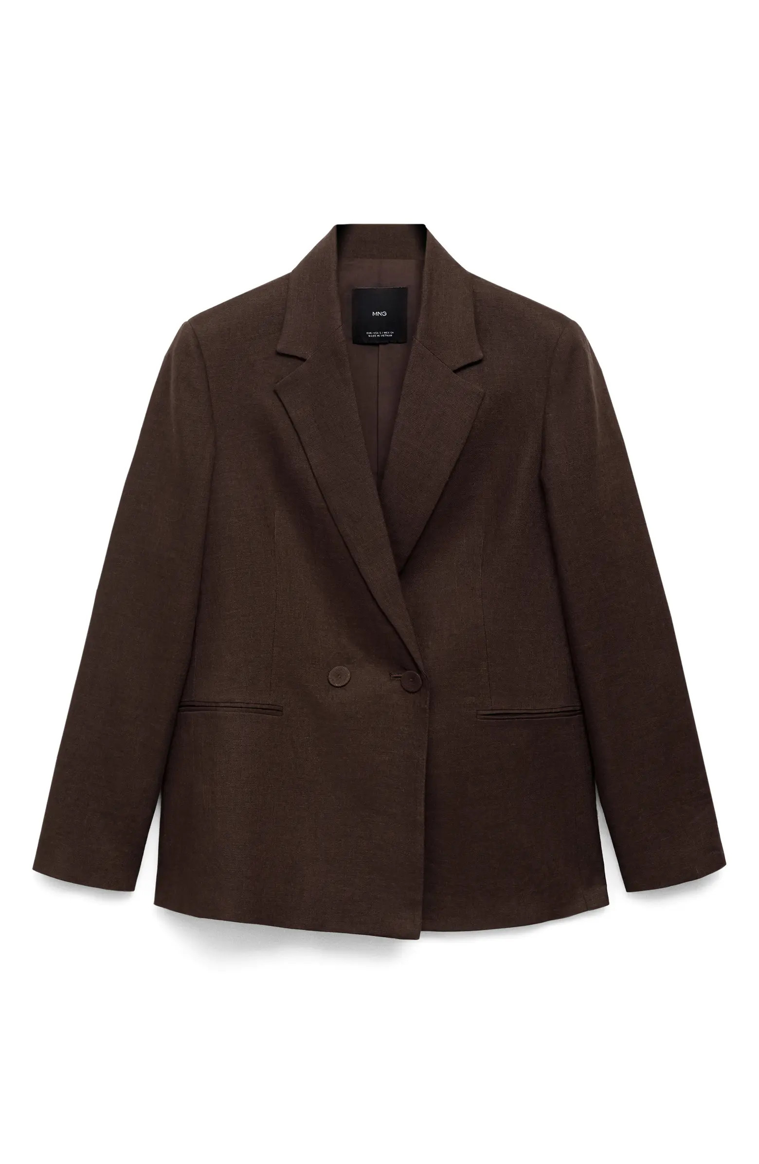 MANGO Tempoli Linen Blazer | Nordstrom | Nordstrom