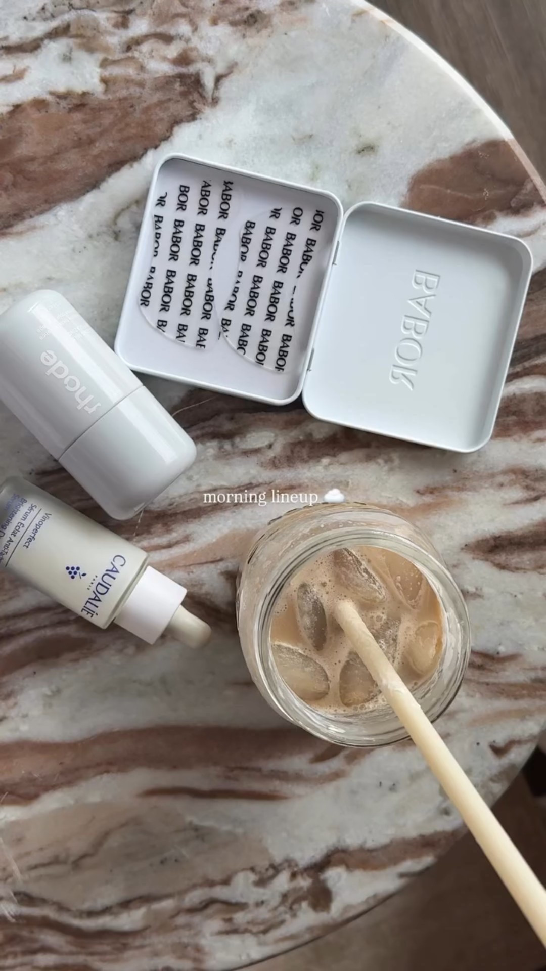 morning lineup ☁️