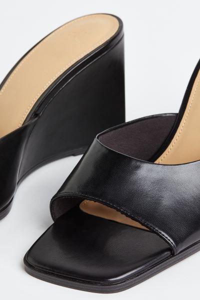 Wedge-heeled Mules | H&M (US + CA)