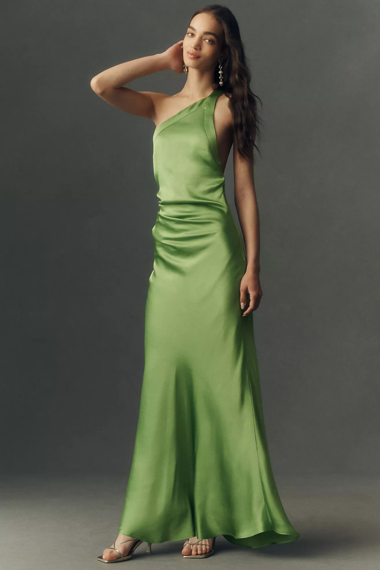 BHLDN One-Shoulder Maxi Dress | Anthropologie (US)