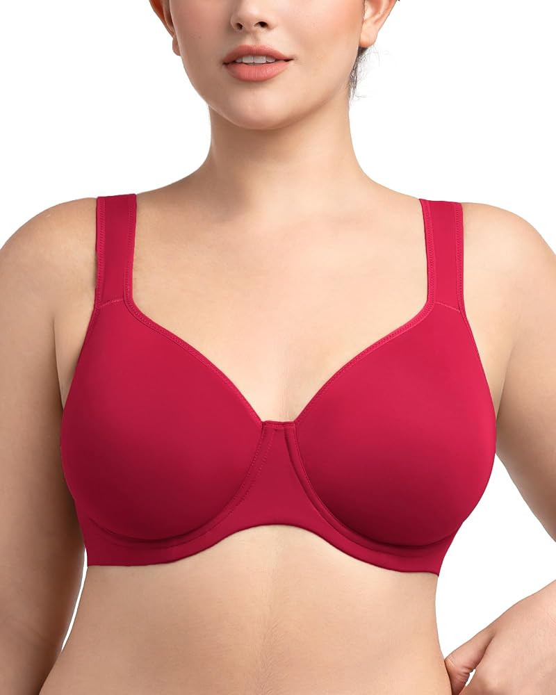 HSIA Minimizer Bras for Women, Full Coverage Underwire T-Shirt Bra, Joan | Amazon (US)