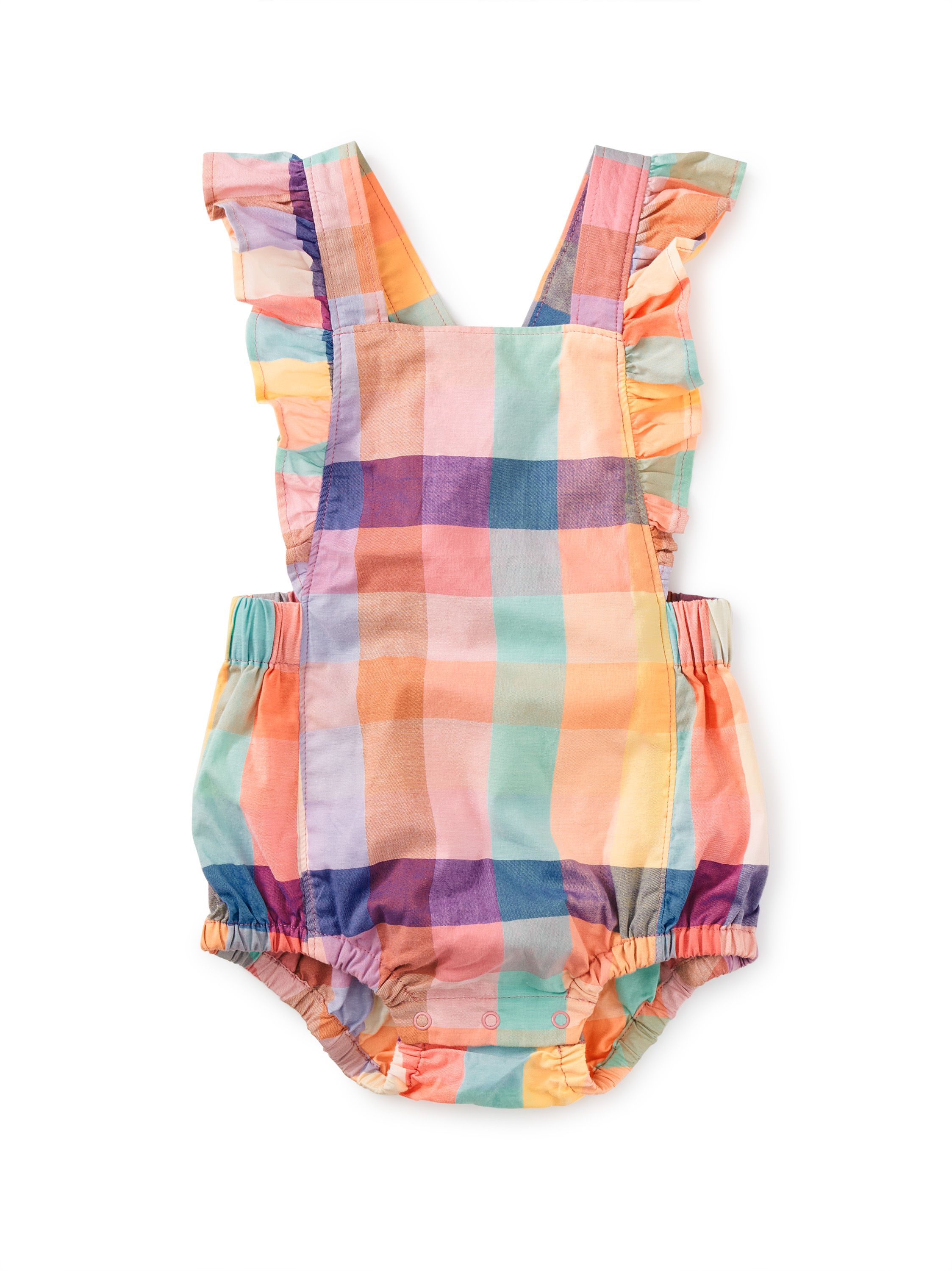 Ruffle Bubble Baby Romper | Tea Collection