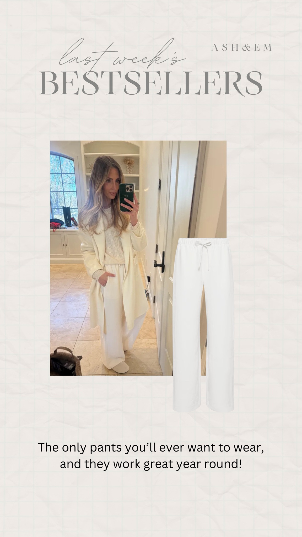 The only pants you’ll ever want to wear, and they work great year round!