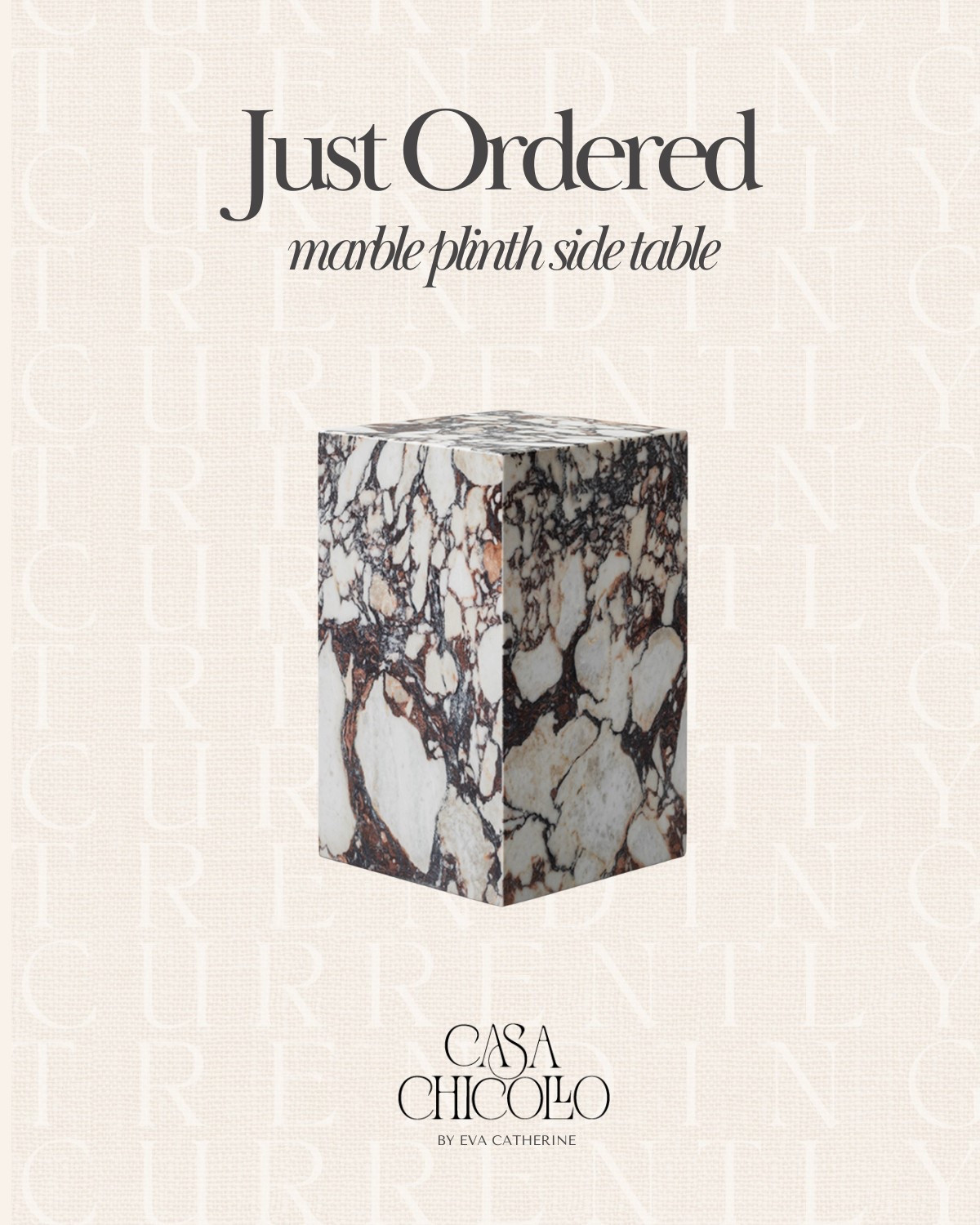 This stunning marble plinth has been at the top of my wishlist and I'm obsessed with how it looks in my space 🤍🤎

#LTKHome