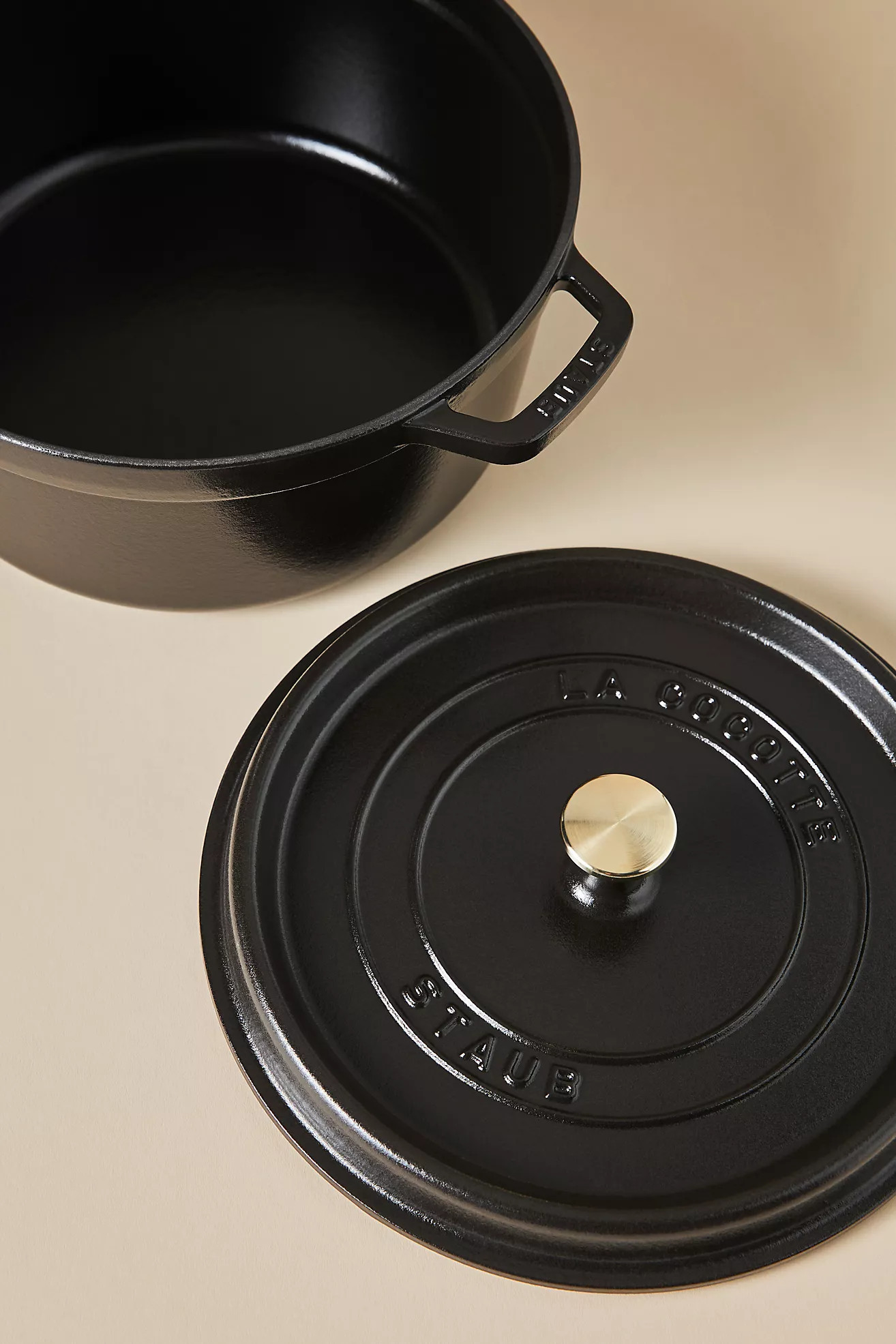 Staub 5.5 QT Round Cocotte | Anthropologie (US)