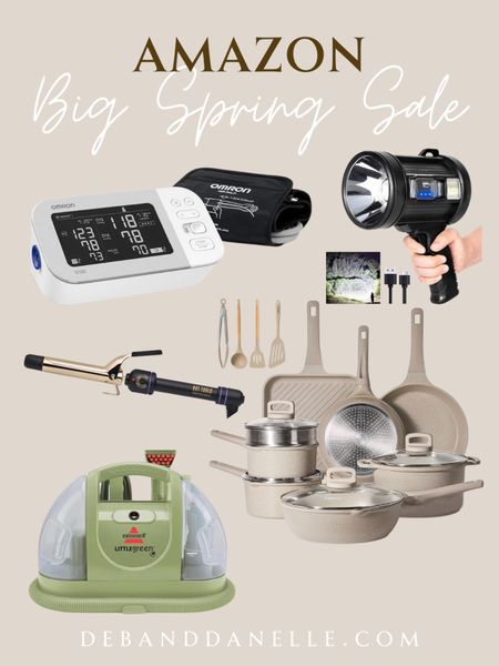 Some top-selling items from Amazon that are currently on sale as part of their Big Spring Sale. 

#amazon #bigspringsale #omron #flashlight #carot #biggreen #spotvac

#LTKsalealert #LTKhome