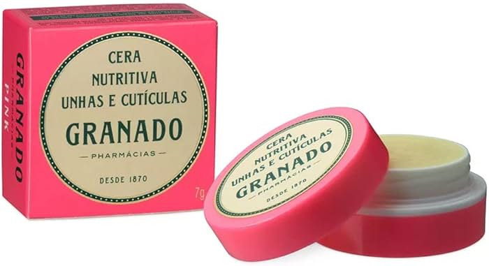 Cera Nutritiva Unhas e Cutículas Pink, Granado, Rosa, 7g | Amazon (BR)