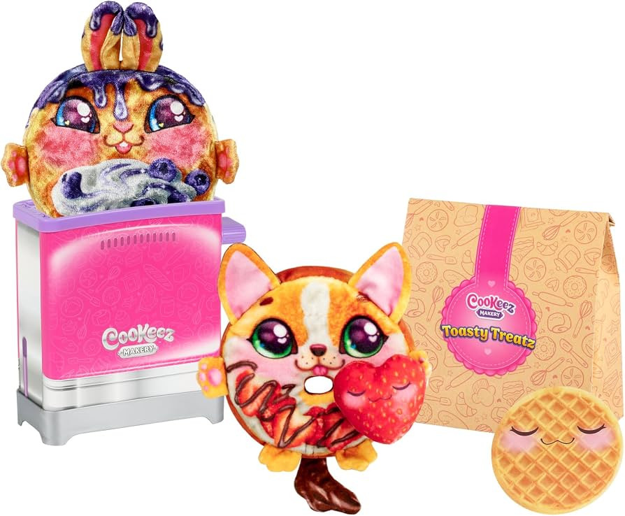 Cookeez Makery Toasty Treatz Toaster with Scented Plush - 2 Pack; Make A Soft and Squishy Surpris... | Amazon (US)
